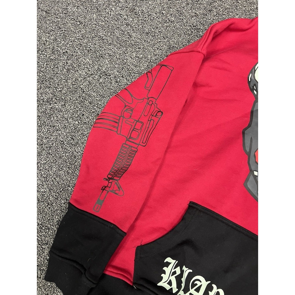 Klaymore Hoodie Heavy Metal Rock Hardcore Band Punk Pittsburgh Medium Red Hoodie - Picture 2 of 8